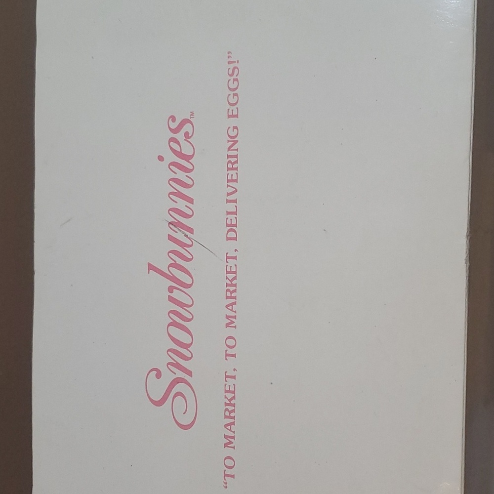 Dept 56 Snowbabies Easter "To Market, To Market, Delivering Eggs"